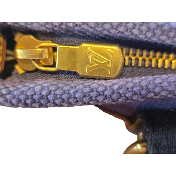 Louis Vuitton Antigua Cabas PM Blue Canvas Tote Handbag - Picture 8 of 16